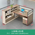 Staff desk and chair combination casual three-person office table office financial room screen employee desk