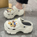 Crocs women's summeroutwear feeling of stepping on shit, thick sole non-slip 2024 new arrival beach toe sandals and slippers summer