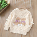 Kids' sweater  autumn/winter new cartoon thickened baby girl knit sweater korean style knitted top