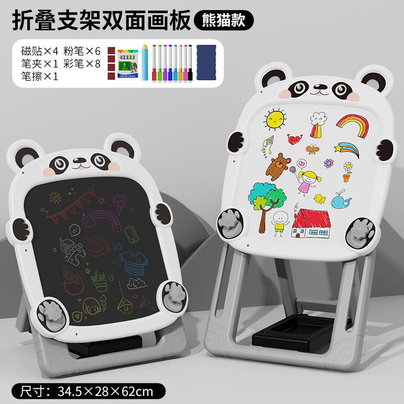 Children's drawing board for home infant writing board baby doodle double-sided handwriting board erasable blackboard drawing toy