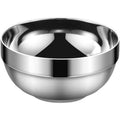 304 stainless steel bowl, platinum bowl, ramen bowl, children's insulated soup bowl, thickened soup bowl for school cafeterias