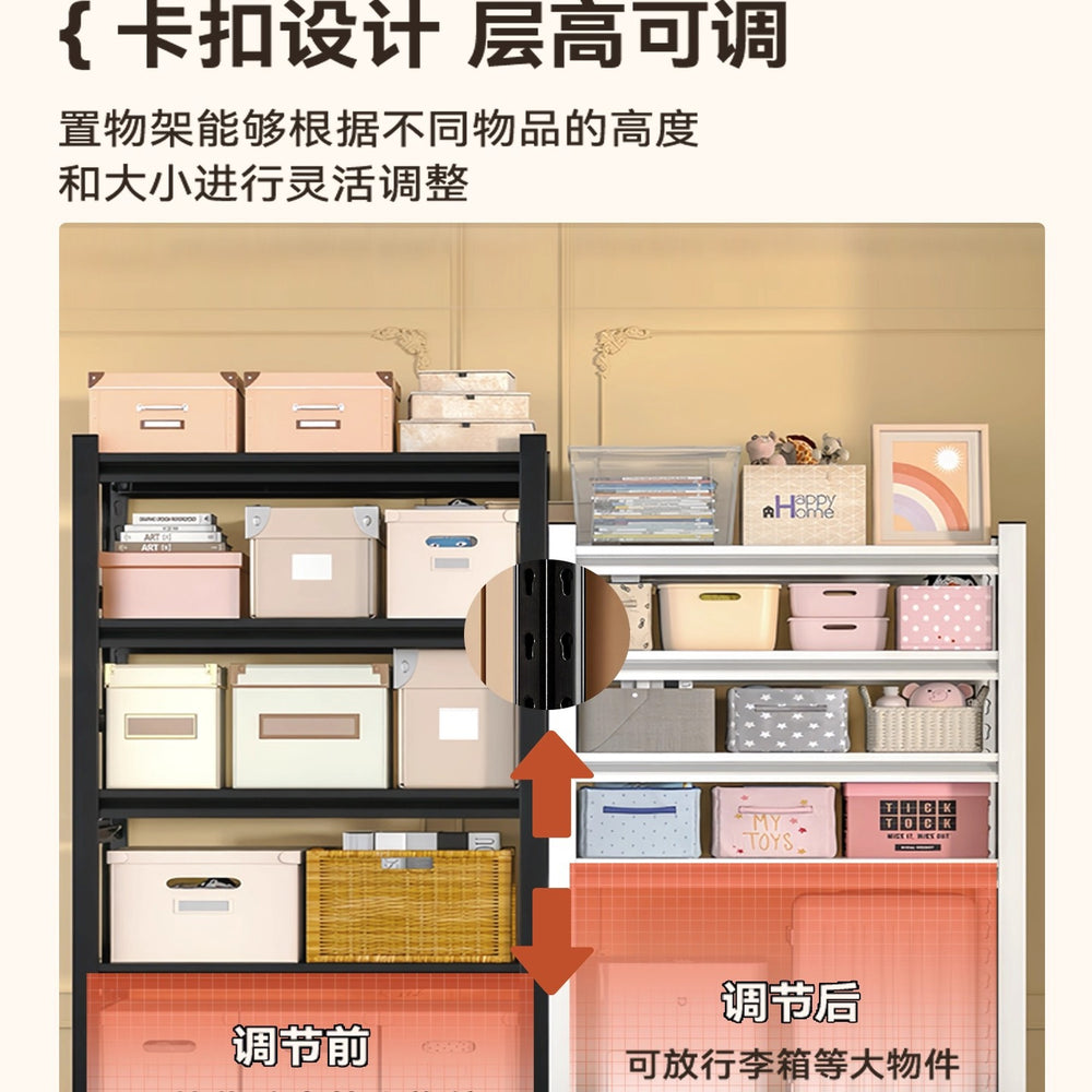 Household storage rack multi-layer storage rack warehouse supermarket express rack balcony living room basement floor storage rack