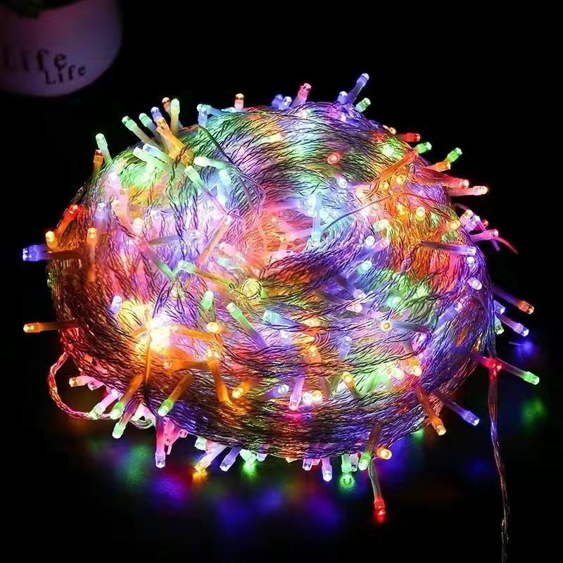 LED light string flashing lights small colorful lights Gypsy wedding holiday decorative lights outdoor engineering lighting Christmas star lights