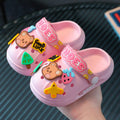 Kids slippers summer girl baby indoor soft bottomnon-slip cartoon cute sandals slippers boy beach hole sandals