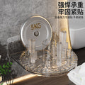 Home bathroom rotate toilet tooth cup holder wall-mounted mouthwash cup for home toothbrush cup punch-free storage cup holder