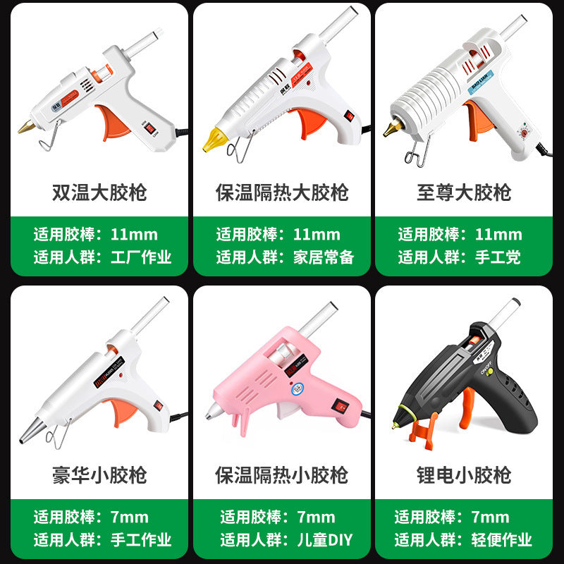 50w hot melt glue gun handmade electric glue grab universal for home hot melt stick glue strip small hot melt glue stick 7mm