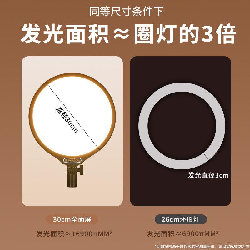 Cross-border Internet celebrity whitening live broadcast filling light live broadcast special lighting light desktop beauty soft light flat surface light