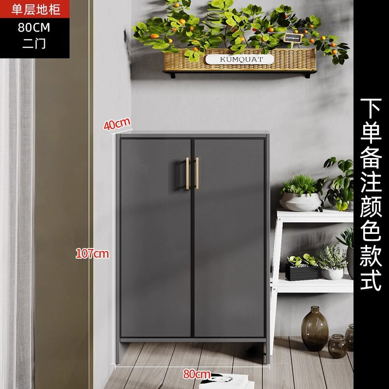 Space Aluminum Balcony Locker Sunscreen Wardrobe Large Capacity Cabinet Sundries Storage Cabinet Locker Shoe Cabinet Side Cabinet