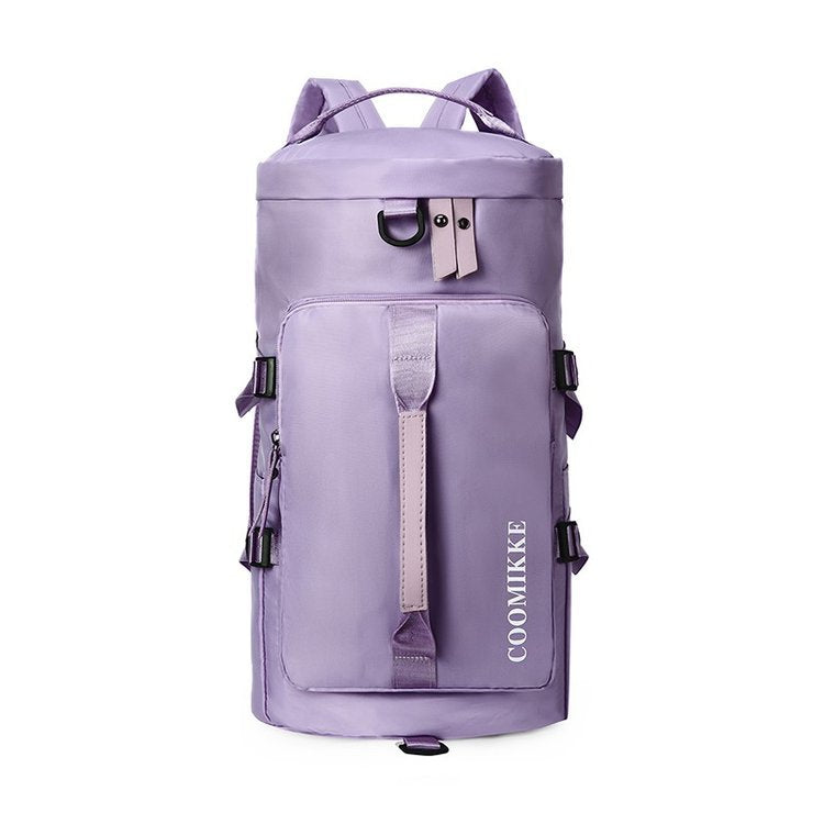 New Portable Leisure Fitness Sports Bag Business Trip Large Capacity Short-haul Travel Bag Dry and Wet Separation Double Back Luggage
