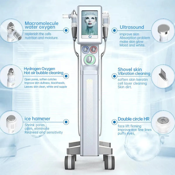 WFace 6-in-1 Skin Hydra: Camera, Oxygen, Salon/SPA Gear