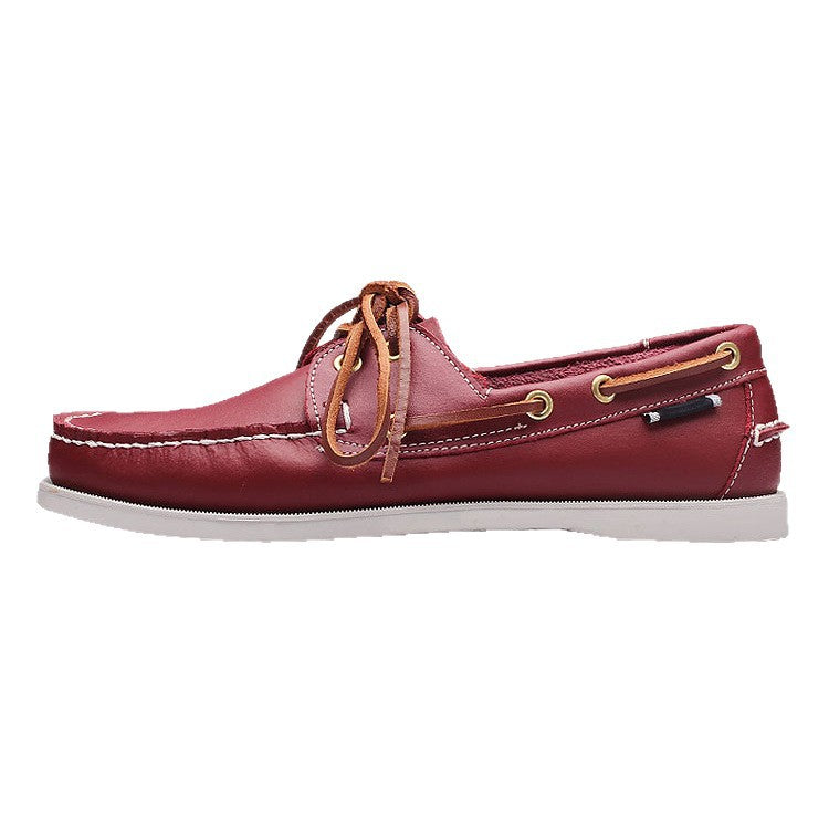 Casual leather shoes for men - export quality, hand-stitched, versatile cowhide dress shoes, boat shoes, low-cut business casual driving shoes