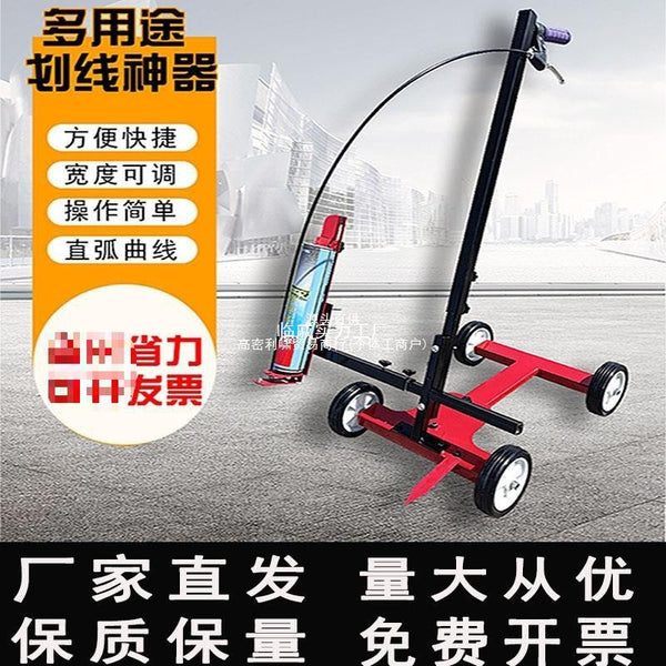 Paint marking car Parking space Road runway Basketball court Line drawing Warehouse workshop Road spray painting and marking machine