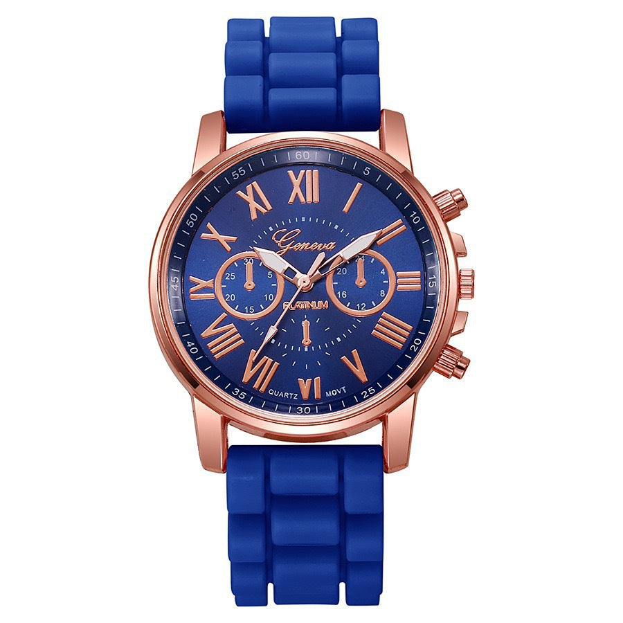 new arrival women's korean style quartz watch simple classic silicone strap watch women's watch wholesale dropshipping