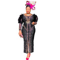 export african european long waist hot diamond beading fashionknittingdress long skirt
