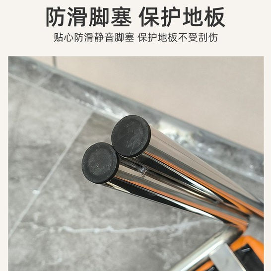 Dining Chair Industrial Style Theme Tea Restaurant BBQ Hot Pot Restaurant BBQ Buffet Stainless Steel Chair
