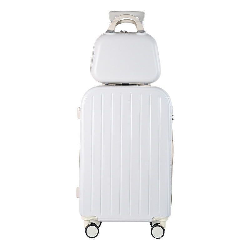 New high-value suitcase, female student small and light trolley case, male suitcase, password box 20 inches 24 inches