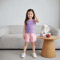 New children's cotton sleeveless tank top and shorts set - two-piece loungewear, class a quality, wholesale for cross-border e-commerce