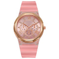 Fashion rhinestone silicone watch female student accessible luxuryelegantniche style design preppy style forest style young casual watch