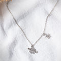 Star and moon necklace wholesale fashion cross-border o-shaped chain jewelry women's ins style niche style design high-end fall and wintersweater chain