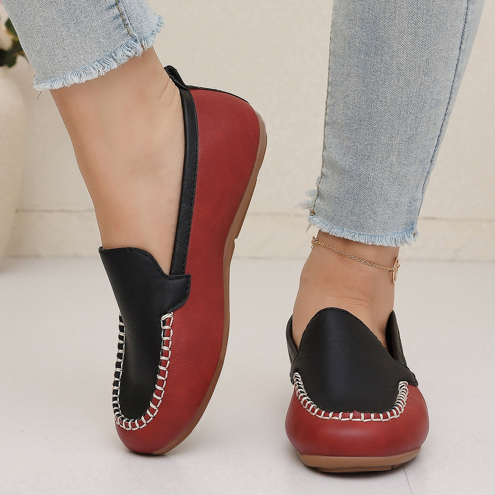 summer new arrival: plus-size women's casual comfortable slip-on flats - wholesale for export