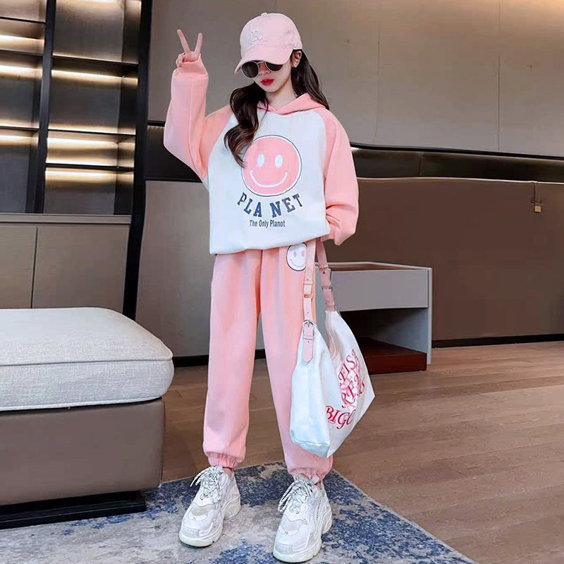 Girls' hoodie - new  autumn collection: stylish and cute hooded top for girls, perfect for spring and autumn. available in sizes for older children