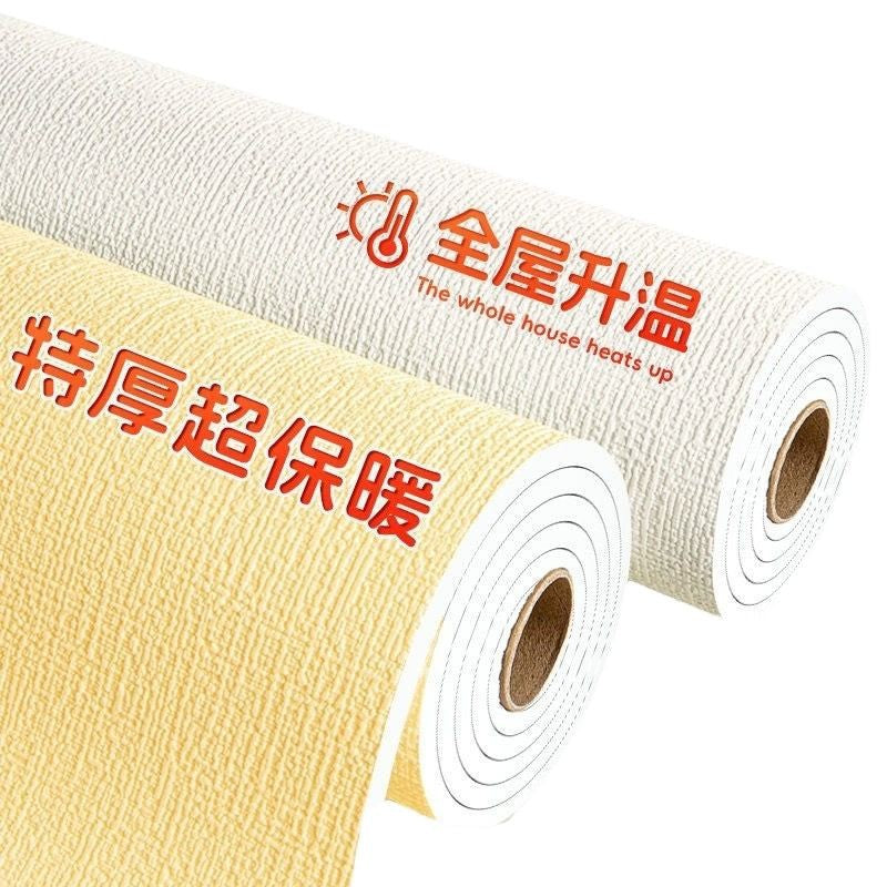 Super thick wallpaper, self-adhesive diatom mud, linen wall sticker, soft and hard wall covering, wall covering, renovation of living room, bedroom background wallpaper