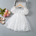 Girls' summer dress new style formal dress korean style chic children's skirt summer little girl mesh princess dress