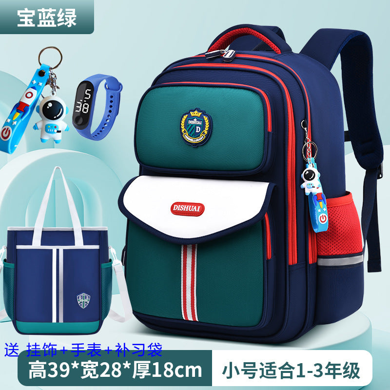 2026 new school backpack for elementary school students, grades 1-6, boys and girls, ultra-lightweight, load-reducing, and spine-protecting