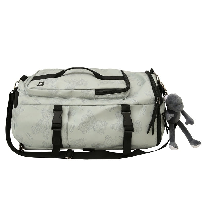 Cross-border female backpack middle school junior high school student high school Korean version college student schoolbag printed travel backpack computer bag