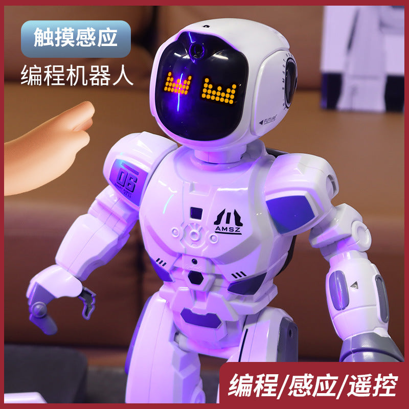 New cross-border smart early education programming remote control robot - singing, dancing, sensory interactive educational toy gift