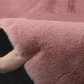 Ins style imitation rabbit fur carpet living room coffee table full floor mat bedroom bedside blanket machine washable stuffed bay window floor mat