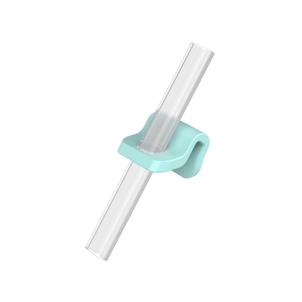 Baby porridge accessories, infant soup & water feeding set with buckle, soft silicone straw, supplementary food utensils, children's supplies, tableware