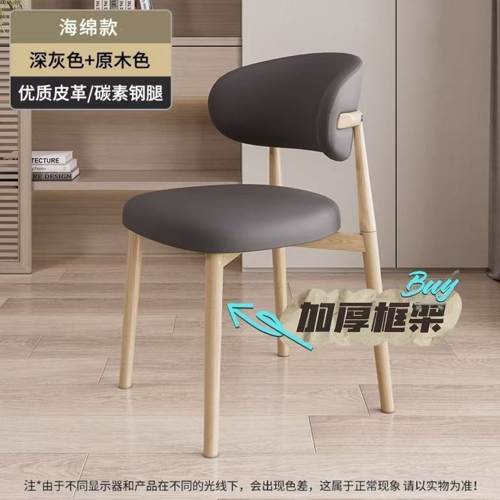 Dining chair training chair backrest stool accessible luxuryclassy rental room dining room italian iron casual training chair no