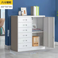 Office filing cabinet, metal cabinet, low cabinet, financial information file cabinet, floor-standing lockable storage cabinet, computer desk side cabinet