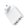 European and american standard multi-port mobile phone charger fast charging head 3usb+2c british standard five-port charging head suitable for huawei and apple