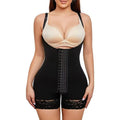 new cross-border hip-lifting and tummy-control shapewear bodysuit - buttoned mesh body shaper with open crotch and butt-lifting corset