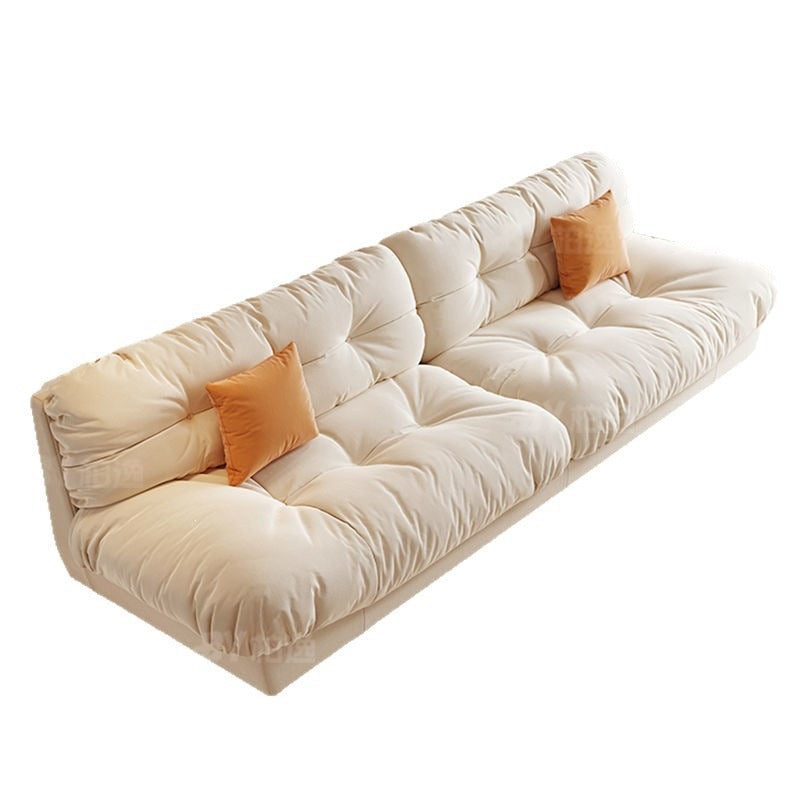Cloud sofa new arrival modern casual cream style living room small apartment straight row fabric sofa apartment bedroom sofa