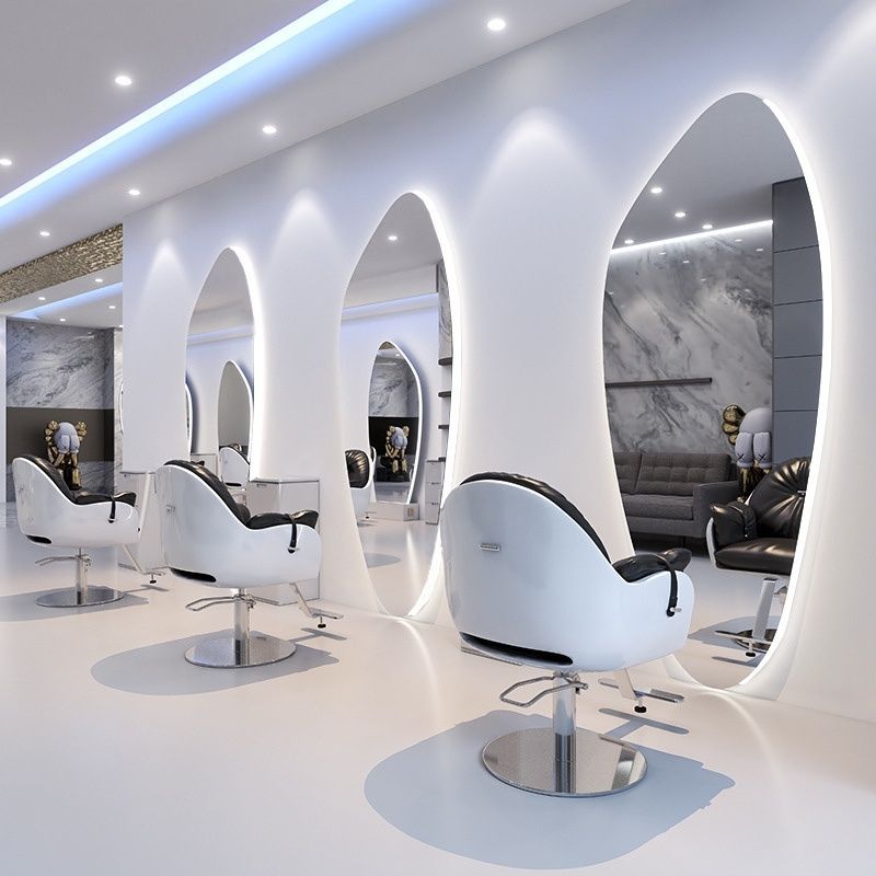 Hairdressing shop mirror table popular perm and dye hanging mirror hair salon special beauty mirror floor-standing hair cutting mirror hair salon special mirror