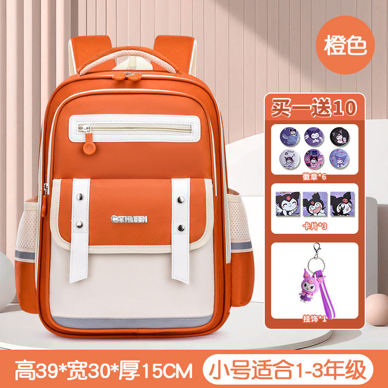 New cloud schoolbag 1-3-6 grade primary school students schoolbag boys and girls reduce the burden of children large capacity backpack
