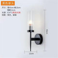 Nordic wall lamp postmodern casual creative crystal light luxury living room background wall lamp bedroom stairway aisle bedside lamp