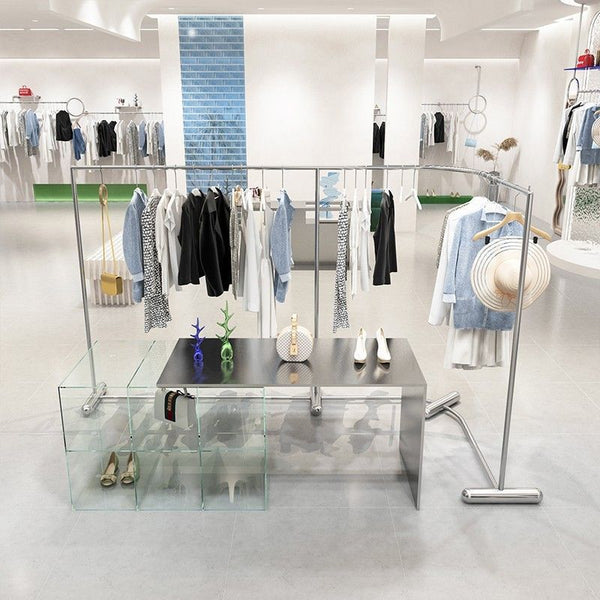 WIREKING custom clothing rack floor-to-ceiling display rack clothing rack custom clothing store display clothing rack