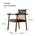 Leopard chair (medium antique oak)