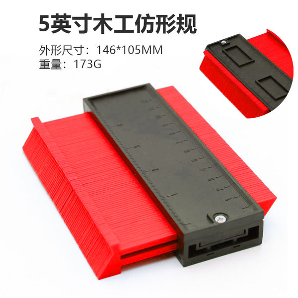 Spot Profile Gauge Measurer Profiling Ruler Multifunctional Woodworking Tools Irregular Gauge Ruler Manufacturer Wholesale