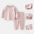 Babibele autumn kids' thermal underwear set - soft and skin-friendly long johns for boys and girls, two-piece set for toddlers and young children