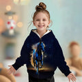Kids' hoodie jacket, cross-border hot seller: cute cartoon print fashion zip-up hoodie for girls, dropshipping available