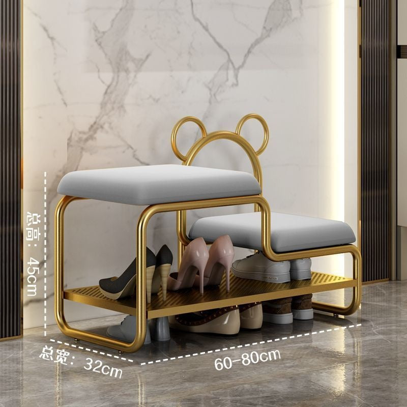 Entrance shoe stool, scandinavianfor home shoe changing stool, popular sofa stool, bench, door shoe rack, shoe cabinet, stool all-in-one