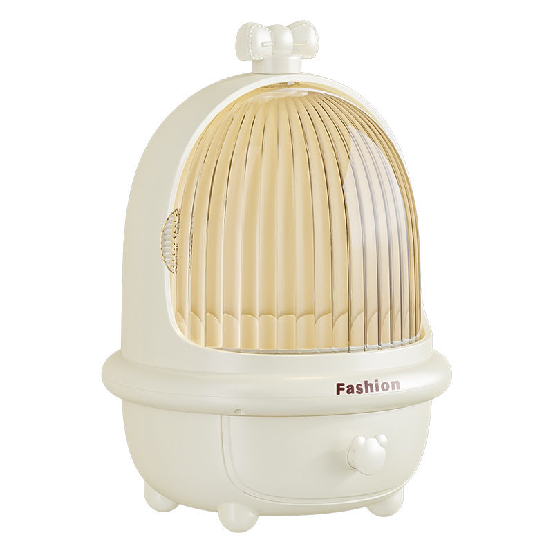 Cosmetics storage box, plastic dustproof desktop, simple and large-capacity dresser, lipstick, skin care products, finishing shelves