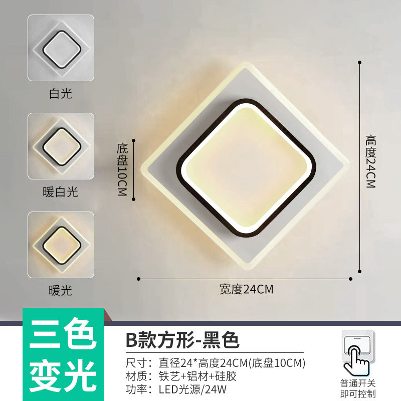 The whole network low-cost led corridor aisle entrance light new Nordic stairs balcony bedroom bedside background wall wall lamp