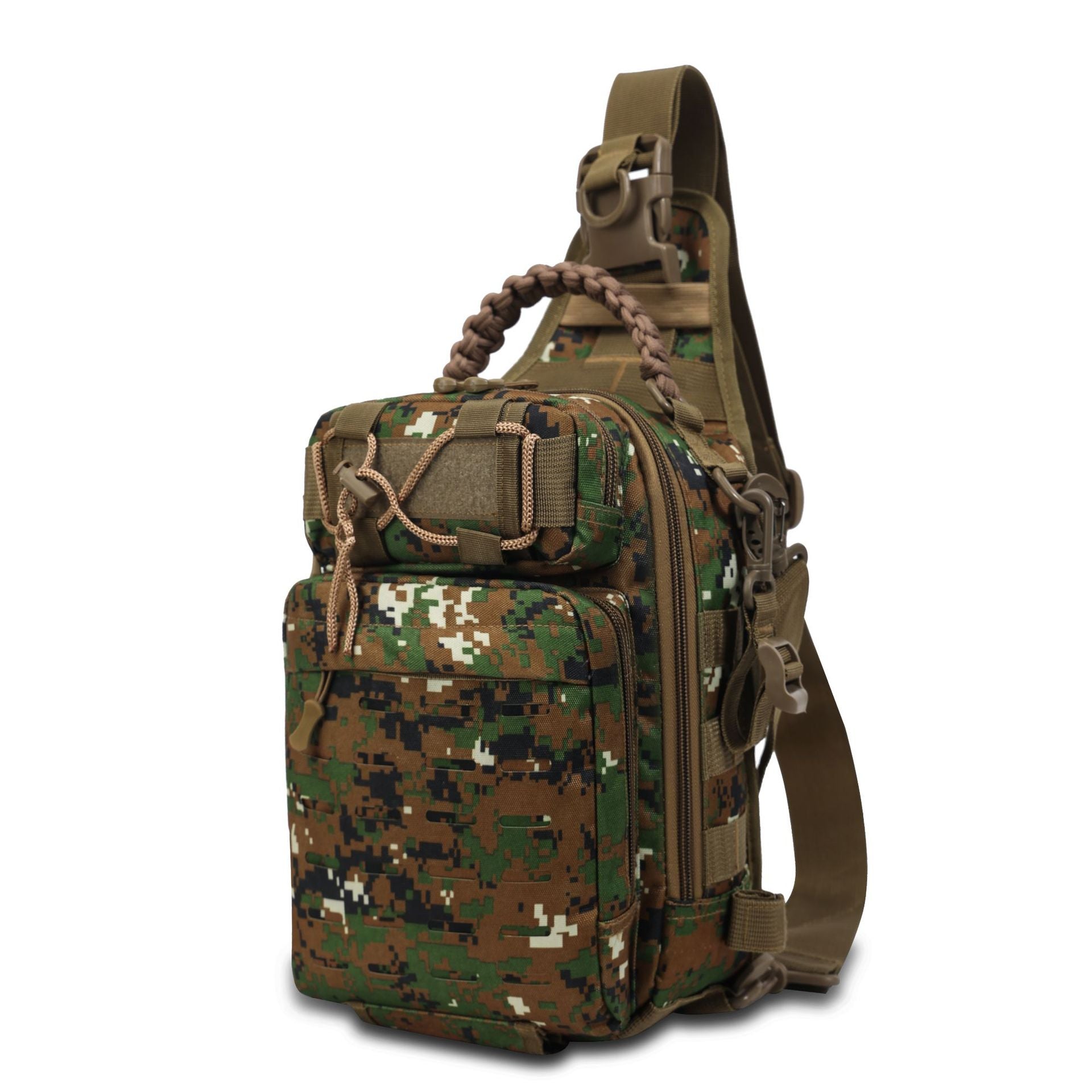 New Outdoor Sports  Multifunctional Backpack Handheld Shoulder Tactical Bag Cycling Equipment Fishing Oblique Span Bag