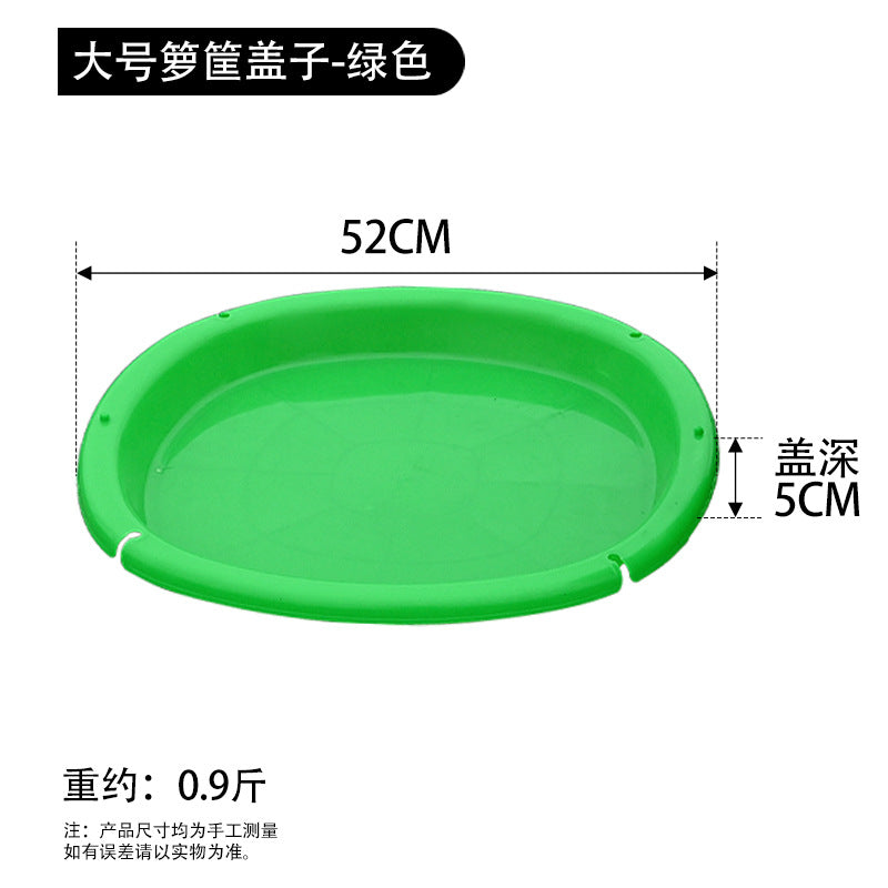 Plastic basket anti-bamboo weaving pick grain fruit agricultural rice corn basket thickened storage wedding basket